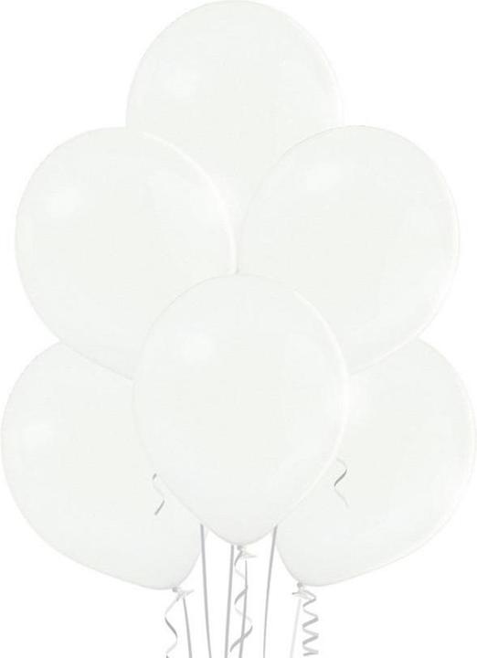 Actual product image Belbal Pastel balloons white, W105, 30 cm, 100 pcs. (100x)