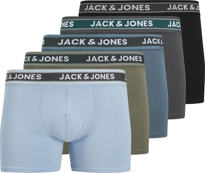 Produktbild Jack & Jones Unterhose EVAN Trunks 5er Pack (L, 5er Pack)