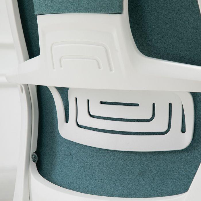 Image du produit Swisshandel24 chaise de bureau ergonomique avec fonction massage chaise de jeu en nylon bleu