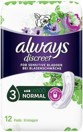 Always Discreet Normal Pads Nr. 3 - 12 Pads