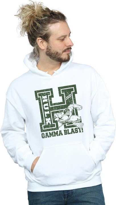 Immagine prodotto Hulk Gamma Blast Felpa con Cappuccio Uomo (L)