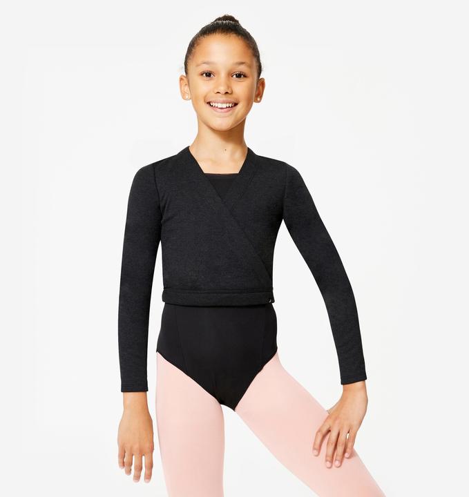 Immagine prodotto Starever Wickeljacke Mädchen Ballett - schwarz (8, 9, 10)