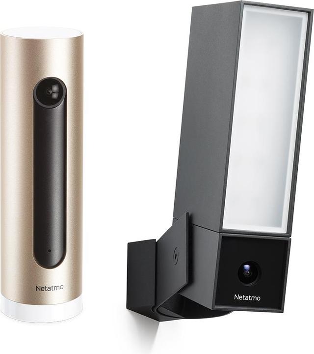 Netatmo Pacchetto telecamera per esterni + telecamera per interni (1920 x 1080 Pixels)