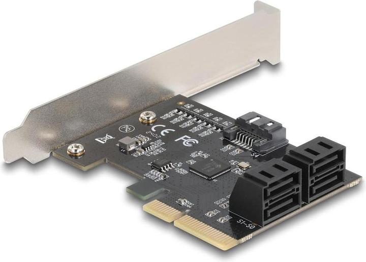 Produktbild Delock PCI Express x4 Karte zu 5 Port SATA Kontroller - Low Profile Formfaktor