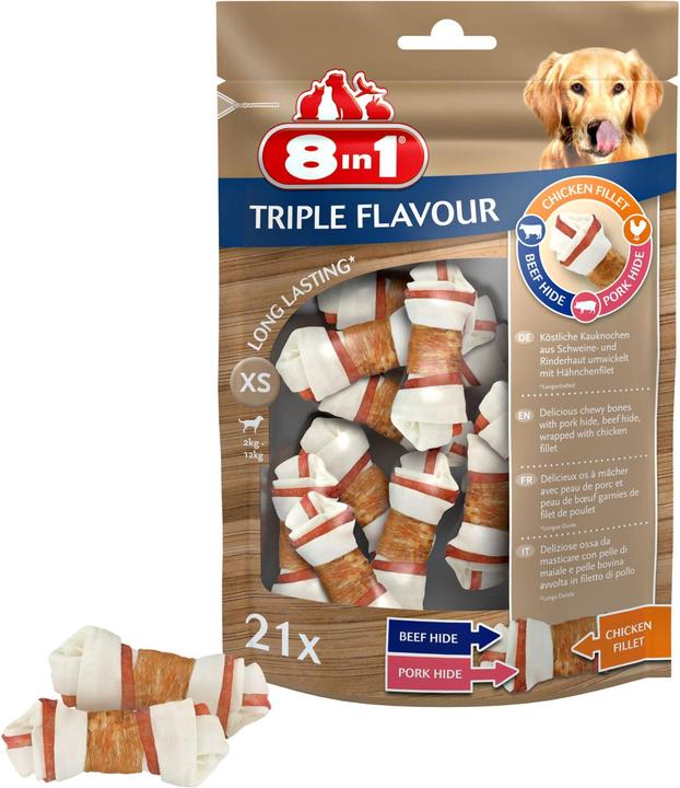 8in1 Triple Flavour XS 21 Stk. (Adult, Junior, Senior, 1 Stk., 113 g)