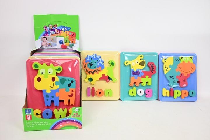 Produktbild No Name 3D Schaumstoff Puzzle 12tlg/disp PUP 043 60432 (12 Teile)