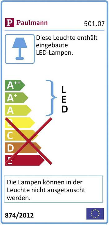 Energie-Label Paulmann Wire System RoundMac