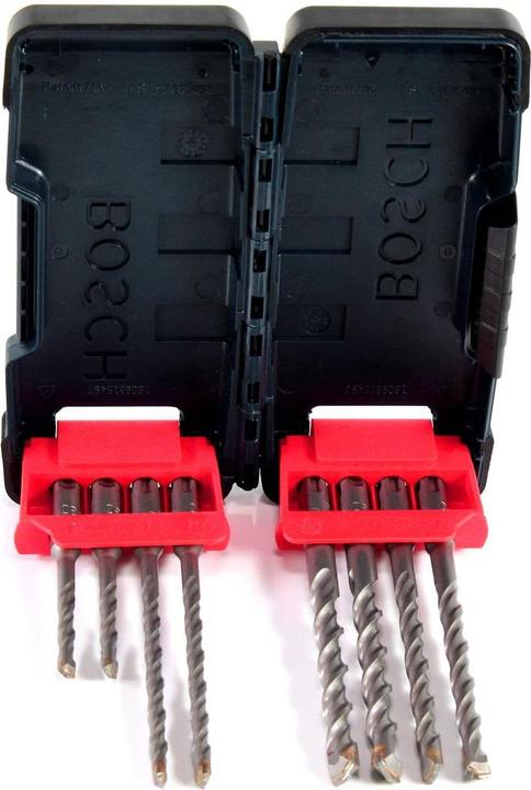 Produktbild Bosch Professional Zubehör Hammerbohrerset SDS plus-3, 8-tlg., Tough Box, 6–10 mm (6 mm, 10 mm, 8 mm)