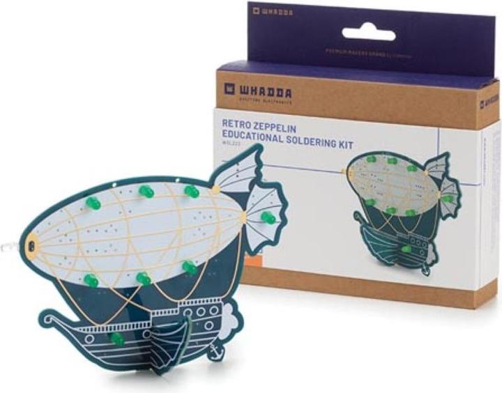 Actual product image Whadda Zeppelin In Retro Design - Learning Kit For Soldering (Electronics kit)