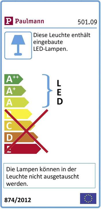 Energie-Label Paulmann Wire System DiscLED I Smart