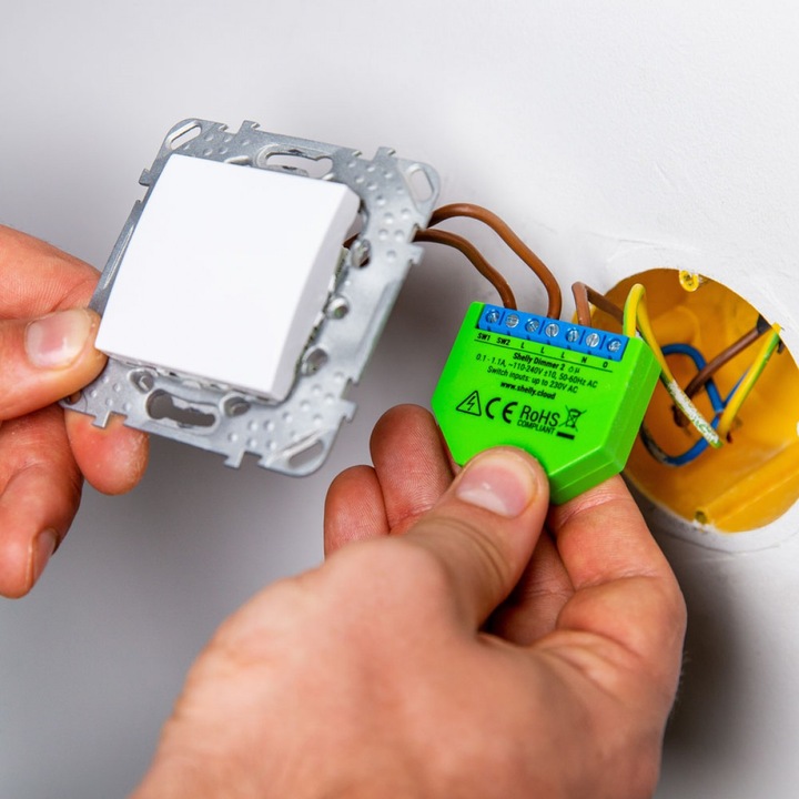Actual product image Shelly Dimmer 2 (Dimming actuator)