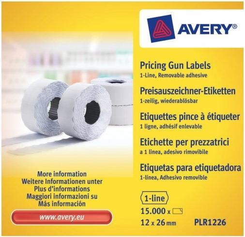 Immagine prodotto Avery Etichette prezzo (26 x 12 mm, non permanenti)