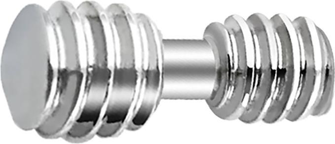 Actual product image Star Piercing Adapter Dermal Anchor 1.2 mm - 1.6 mm (without brass, Surgical steel 316L)