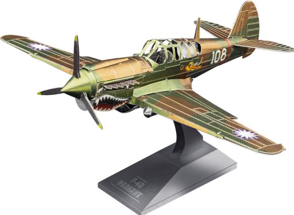 Actual product image Metal Earth P-40 Warhawk