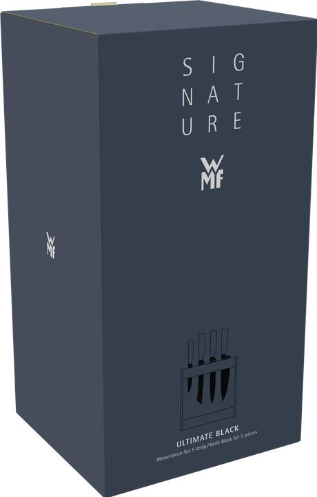 Produktbild WMF Ultimate 4-teiliges Messer-Set mit transparentem FlexTec-Messerblock