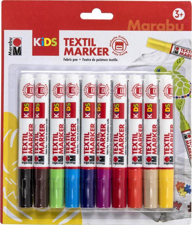 Produktbild Marabu Textilstift KiDS (Mehrfarbig, 10 x)