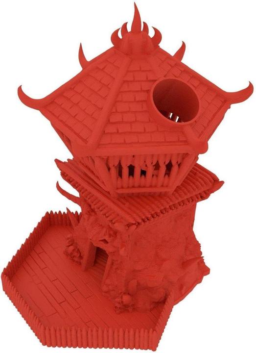 Produktbild Feldherr Fates End Dice Tower: Barbarian, kirschrot (Kunststoff)