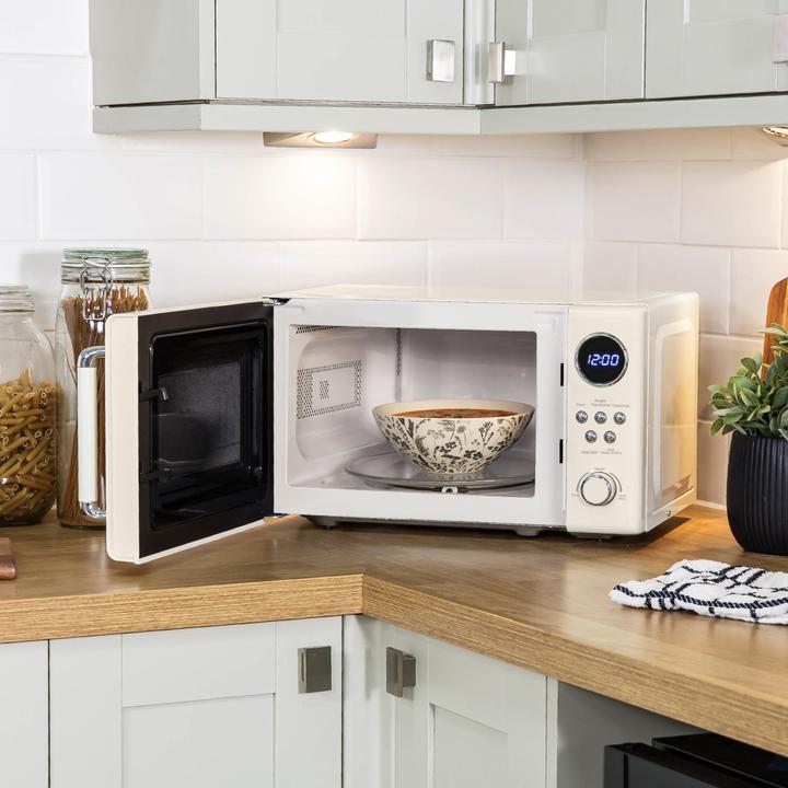 Actual product image Russell Hobbs RHM2044C – Retro Solo Digitale Mikrowelle, 20 L, Creme (20 l)