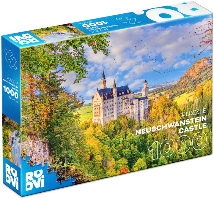 Immagine prodotto D-Toys Puzzle 1000 Germania, Castello di Neuschwanstein (1000 pezzi)