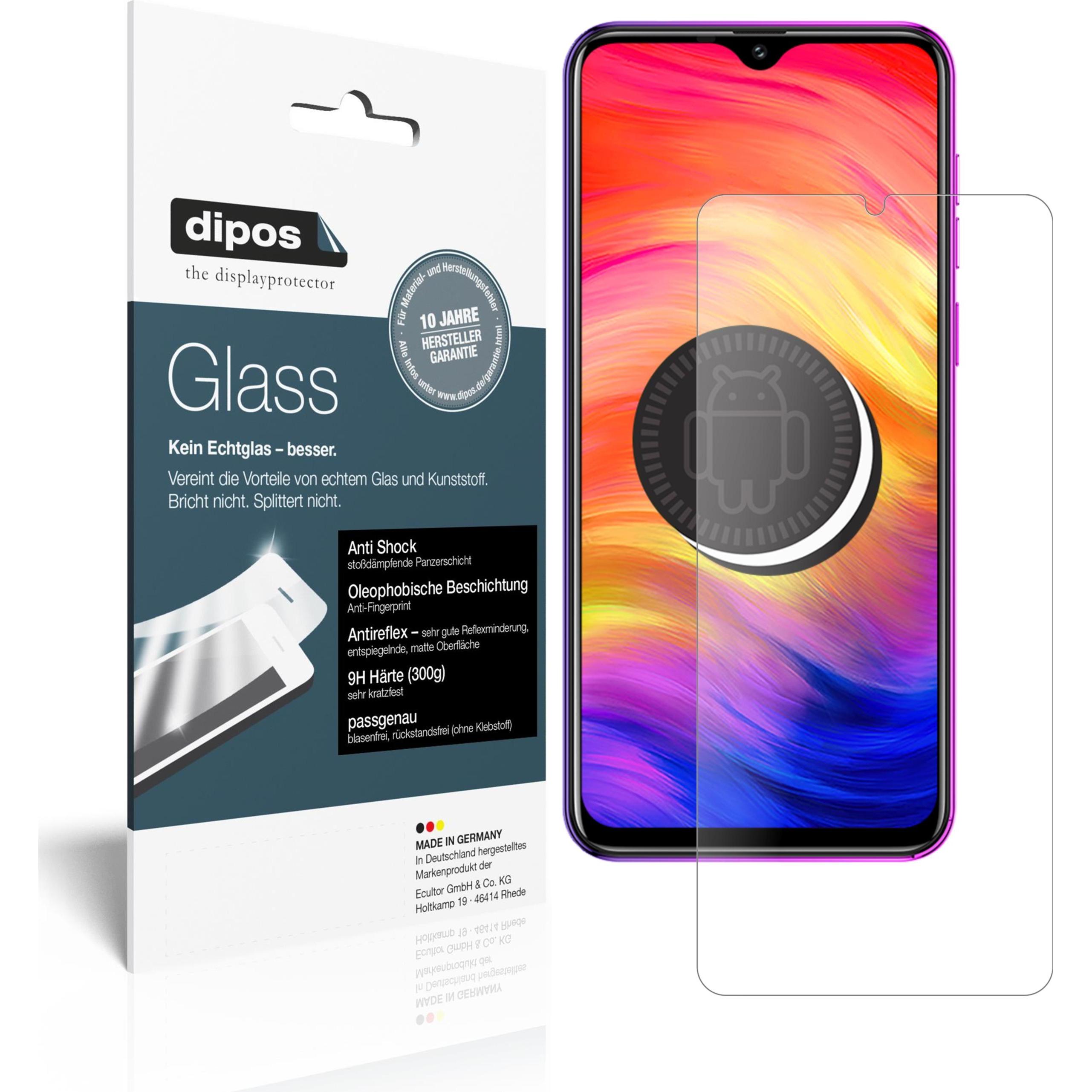 Dipos Displayschutz Anti-Shock (2 Stück, Samsung Galaxy Note 7), Smartphone Schutzfolie, Transparent