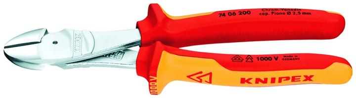 Image du produit Knipex Pince coupante de côté à forte démultiplication (200 mm)