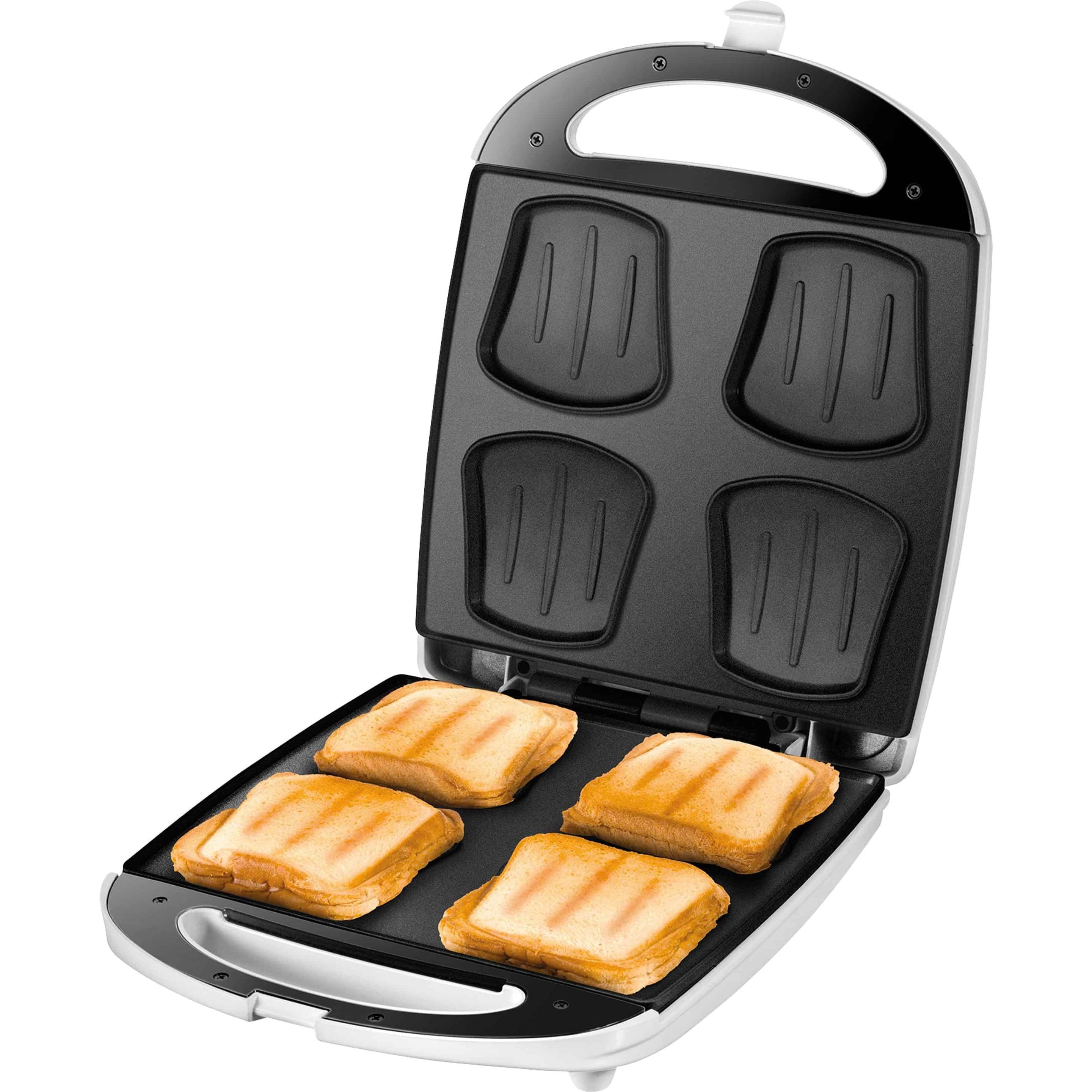 Thumbnail - Unold Sandwich-Toaster Quadro, Toaster, Silber, Weiss
