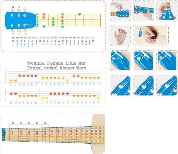 Produktbild Hape Gitalele Blaue Lagune