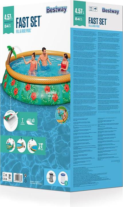 Image du produit Bestway Set rapide Pool Paradise Palms 457x84cm (457 x 84 cm)