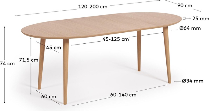 Actual product image Kave Home Oqui (90 x 120 cm)