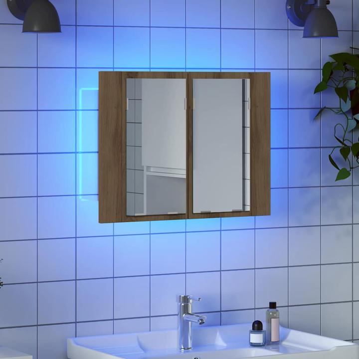 Produktbild vidaXL LED-Spiegelschrank (60 x 12 x 45 cm)