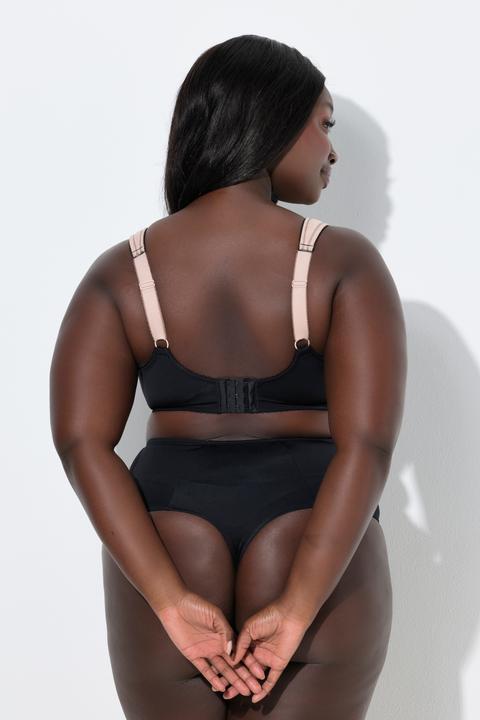 Actual product image Ulla Popken Floral Embroidered Underwire Bra (Single pack, 100 E)