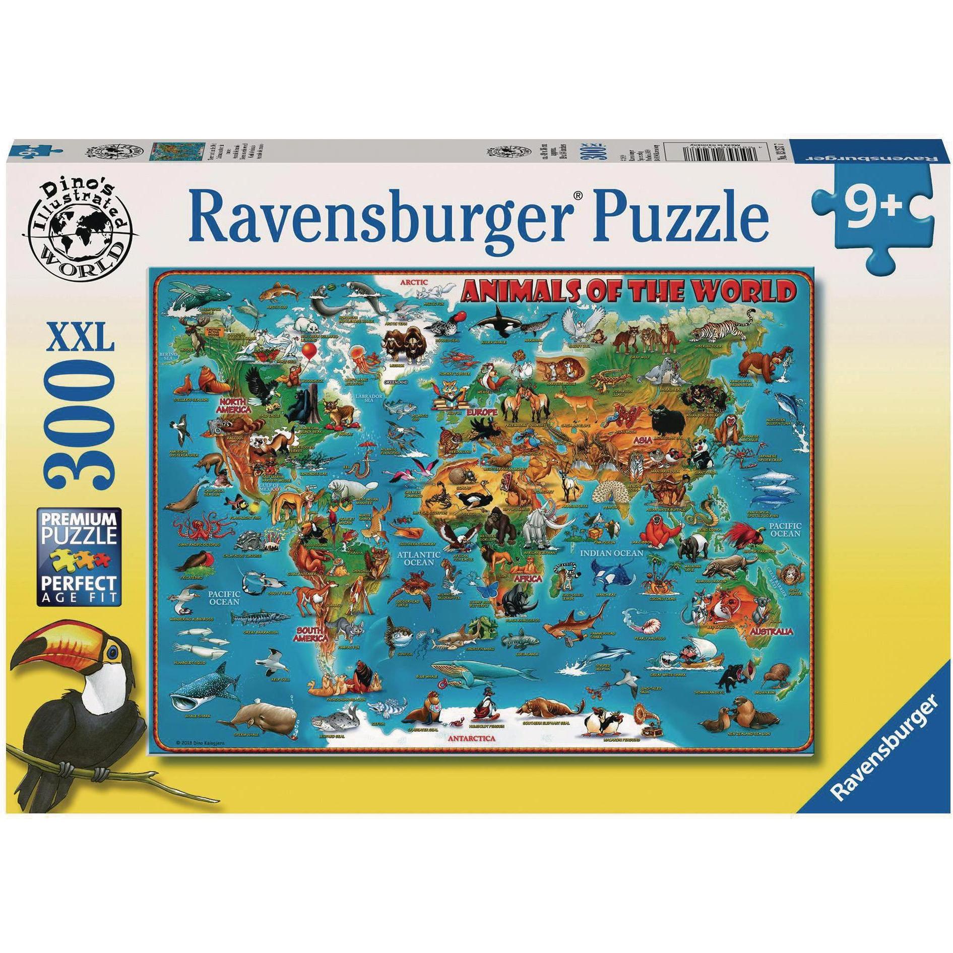 Ravensburger Tiere über die Welt Puzzle (300 Teile)