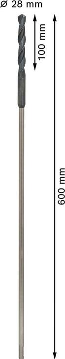 Actual product image Bosch Professional Zubehör PRO Wood HSS installation drill bit, 14 x 100 x 600 mm (14 mm)