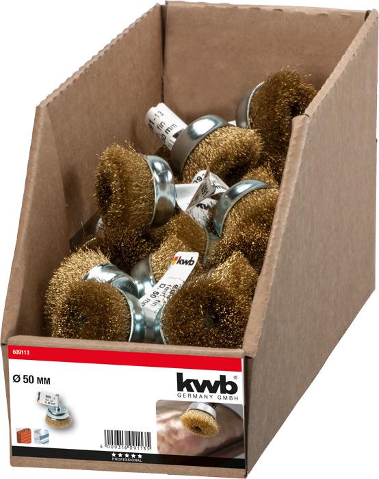 Produktbild kwb Topfbuerste Ms 50 Mm Ang.