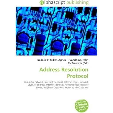 Address Resolution Protocol, Fachbücher von Agnes F. Vandome, Frederic P. Miller, John McBrewster