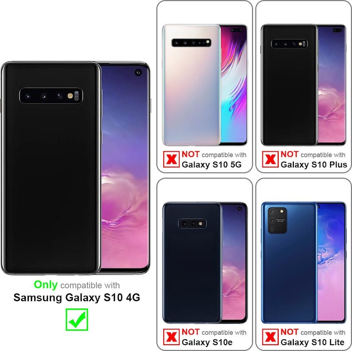 Produktbild Cadorabo Handykette für Samsung Galaxy S10 4G Necklace Hülle mit verstellbarem Kordelband