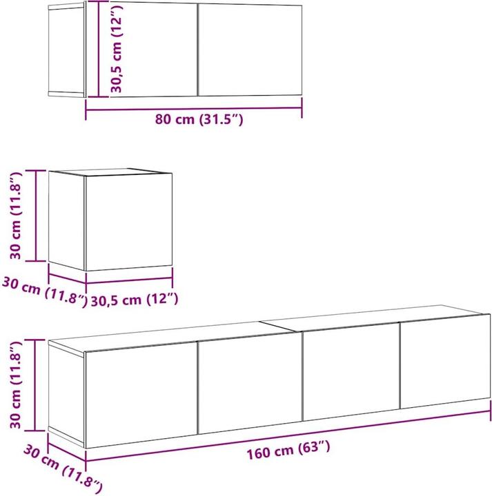 Actual product image vidaXL Leyla (80 x 30 cm)