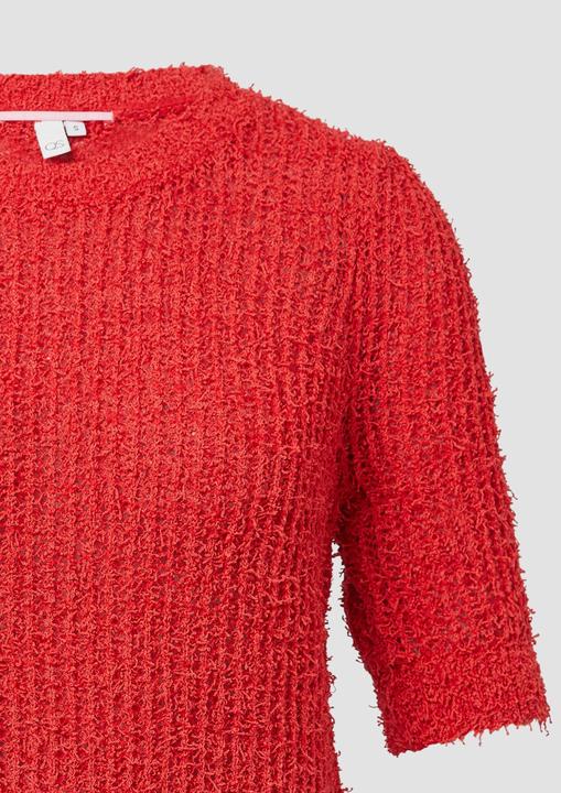 Image du produit S.Oliver Strickpullover Kurzarmpullover aus Effektgarn (M)