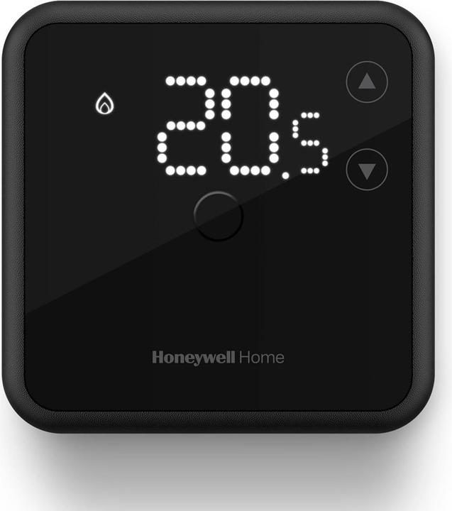 Honeywell Home DT3 (kabellos) schwarz / Programmierbarer kabelloser Thermostat / 7-Tage-Programm
