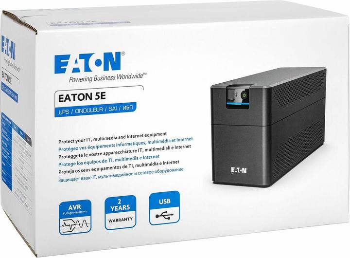 Actual product image Eaton 5E 700 IEC G2 (700 VA, 360 W, Line-interactive UPS)