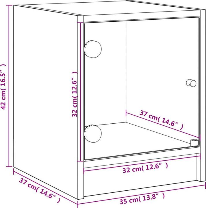 Produktbild vidaXL Jocelin (35 x 37 x 42 cm)