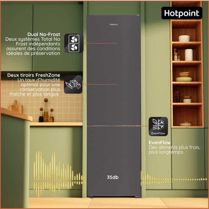 Actual product image Hotpoint Ariston Kombi-Kühlschrank HPK 25403 (355 l)