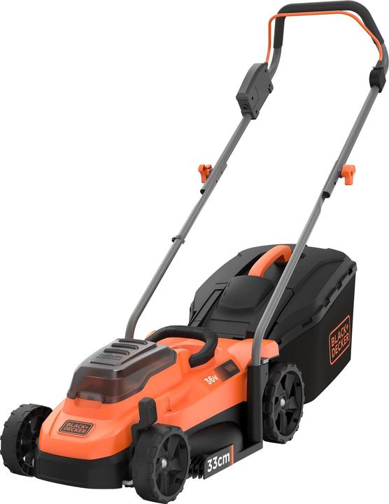 Actual product image Black & Decker Battery lawn mower BCMW3336N Solo (Rechargeable battery operated)