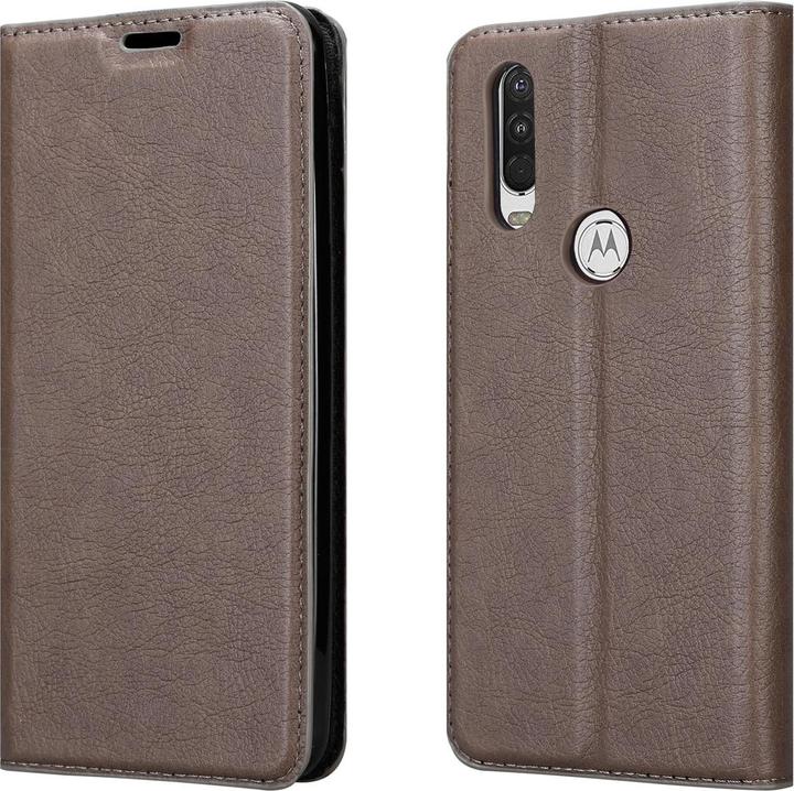 Produktbild Cadorabo Book Invisible Magnet Cover (Motorola One Action)