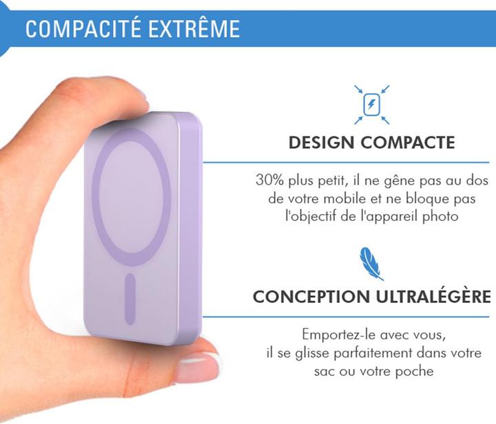 Actual product image Force Power 5000mAh MagSafe Powerbank (5000 mAh, 15 W)