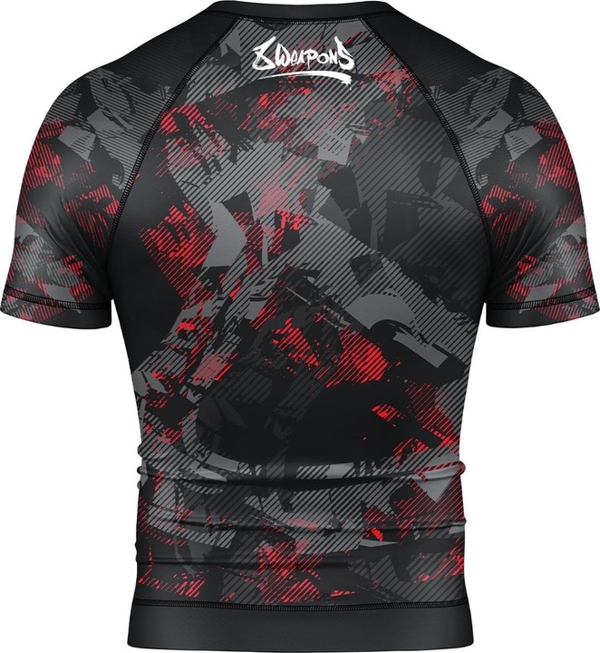 Image du produit 8Weapons 8 WEAPONS Rashguard, S/S, Hit 2.0, black-red, M (M)