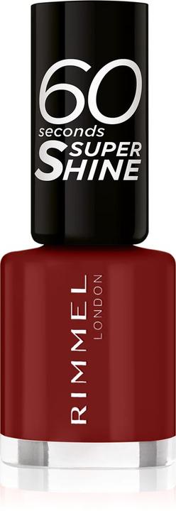 Rimmel London 60 Seconds Super Shine (320 Rapid Ruby, Colour paint)