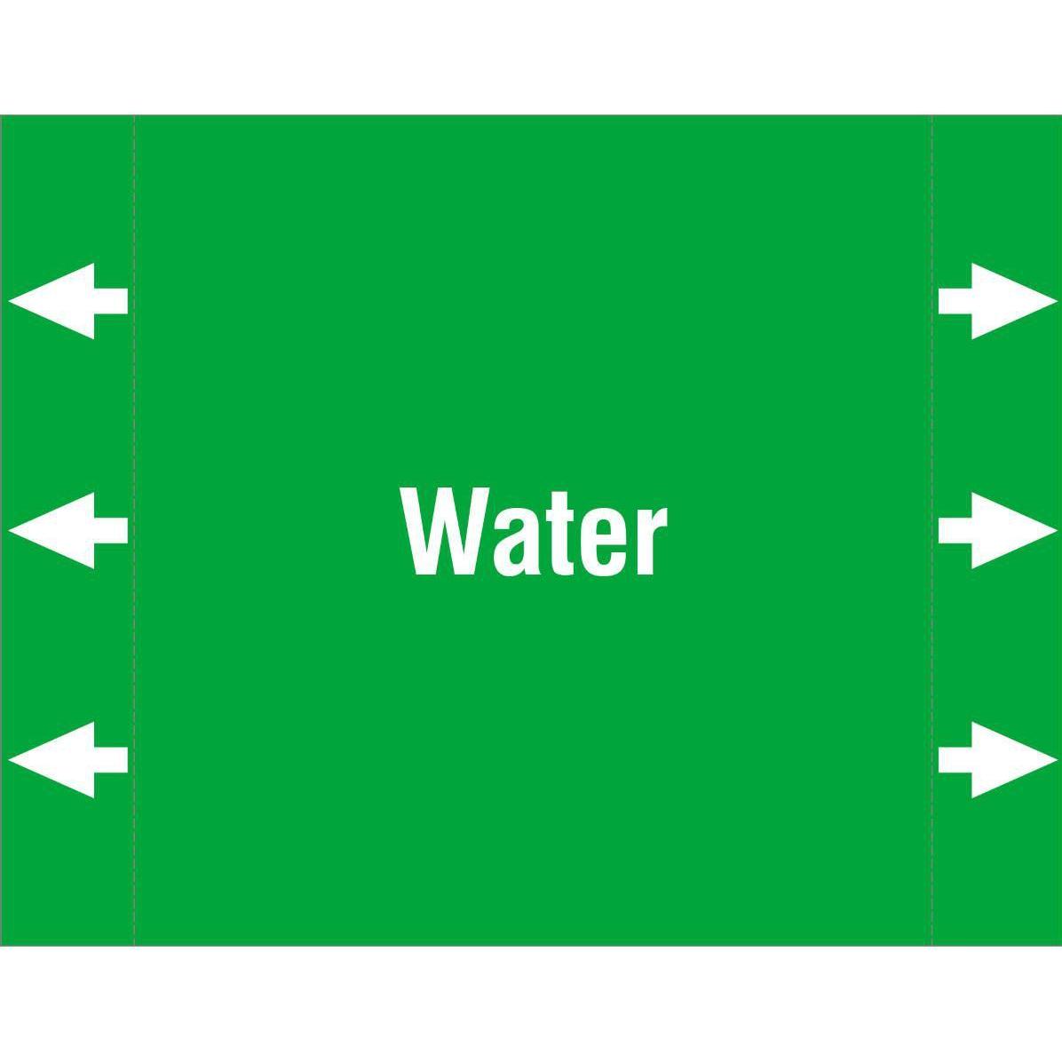 Brady, Etiketten, ISO 20560 Pipe Markers - Water