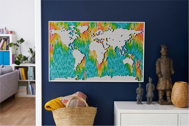 Image du produit LEGO Carte du monde (31203, LEGO Art, LEGO difficiles à trouver)