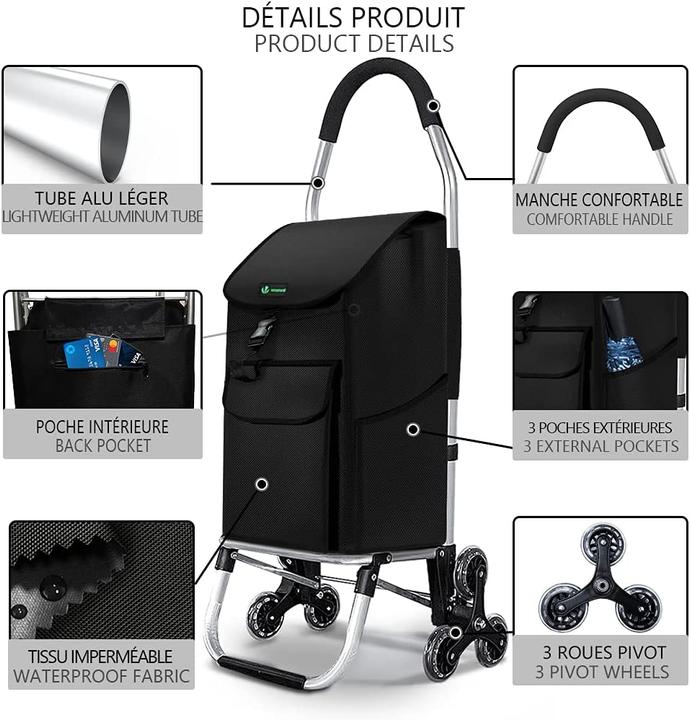 Actual product image Vounot Shopping trolley